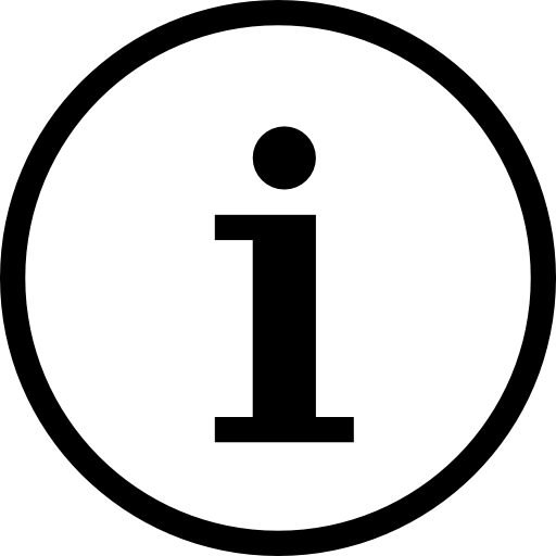 Information Web Circular Button Symbol Icons Free Download