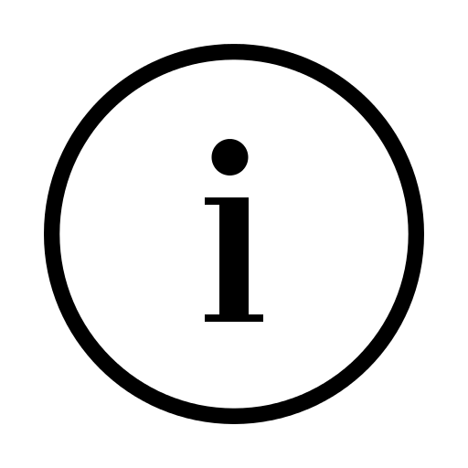 Information Outline Icon Iconshow