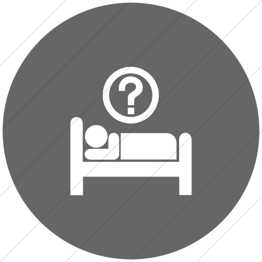 Flat Circle White On Gray Aiga Hotel Information Icon