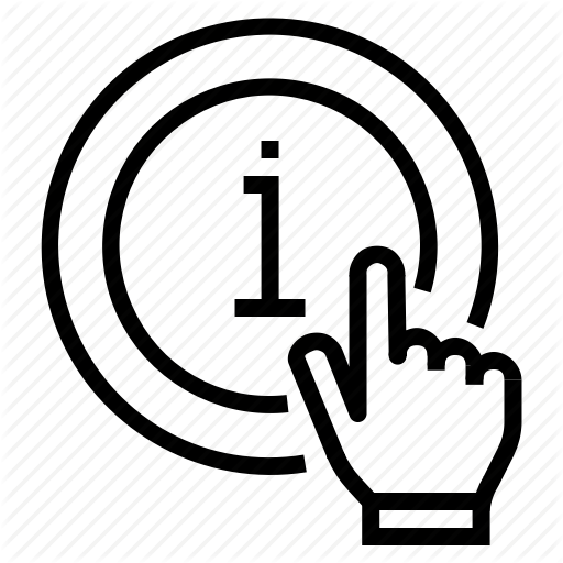 Hand, Info, Information, Service Icon