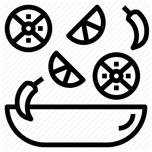 Ingredients, Materials, Prepare, Raw, Vegetable Icon