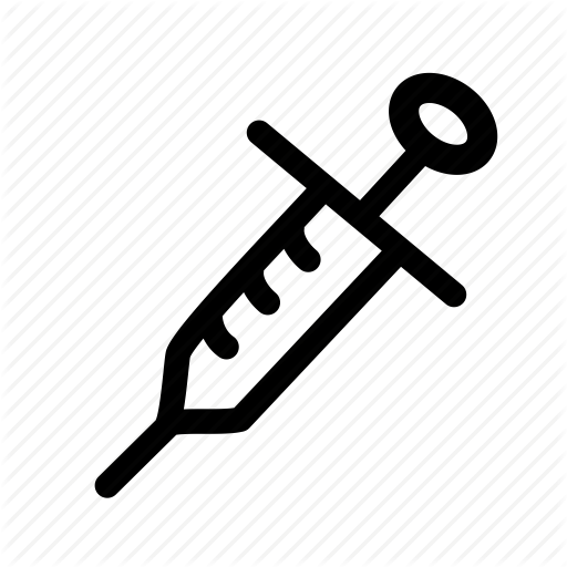 Inject, Injection, Needle, Science, Syringe, Vaccine Icon
