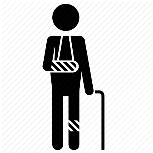 Hurt, Injured, Injury Icon