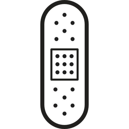 Bandage, Aid, Band, Treatment, Injury, Medical Icon Free