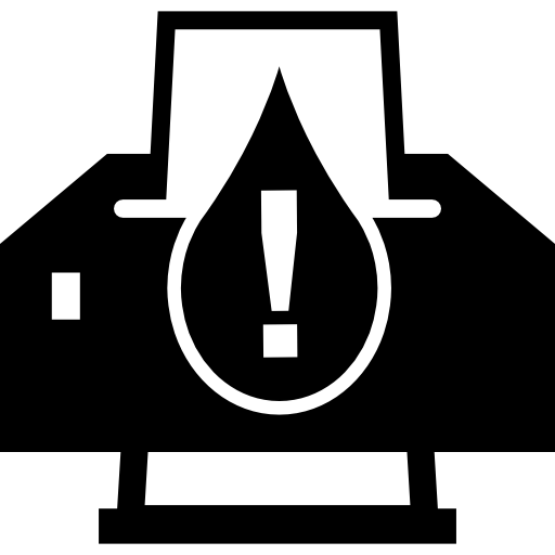 Printer Running Out Of Ink Icons Free Download