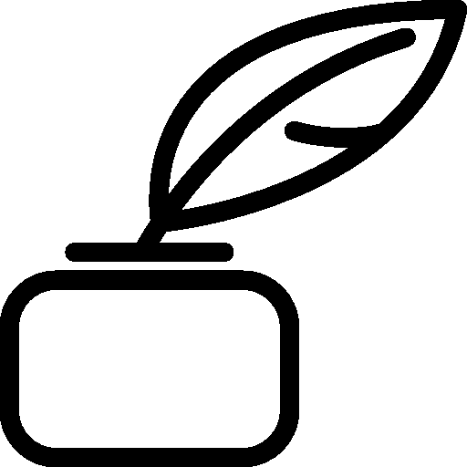 Business Quill With Ink Icon Ios Iconset