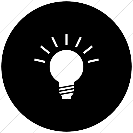 Flat Circle White On Black Ocha Humanitarians Activity