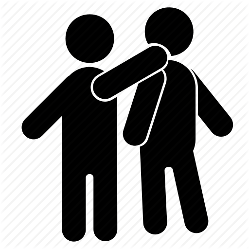 Conflict, Fight, Friends, Friendship, Greeting, People Icon