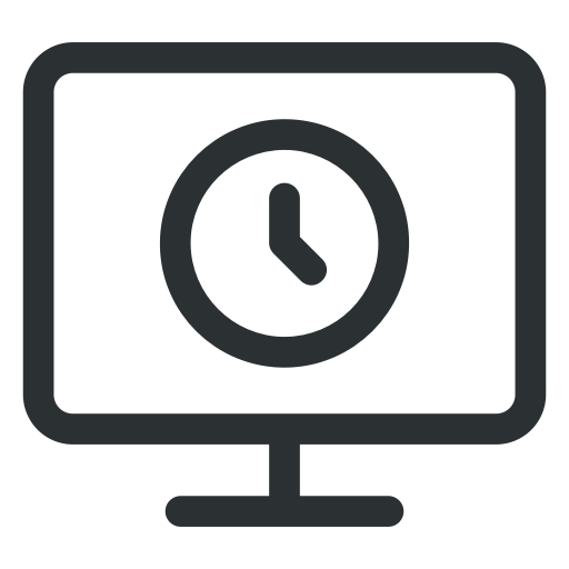 Business, Clock Icon, Display, Lcd, Office, Time Icon