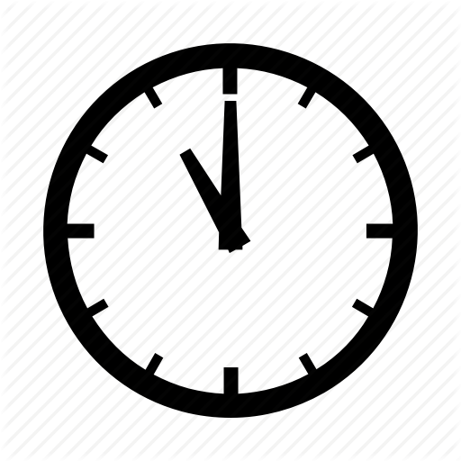 Clock, Eleven, O'clock Icon
