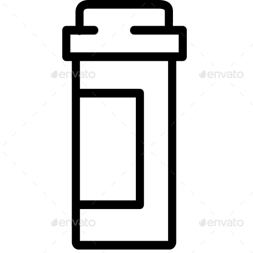 Medicine Drugs Pills Line Icon