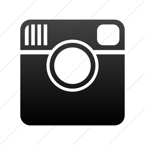 Simple Black Gradient Foundation Social Instagram Icon
