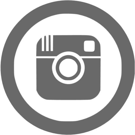 Dim Gray Instagram Icon