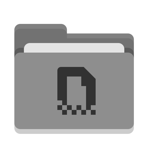Folder, Grey, Templates Icon Free Of Papirus Places