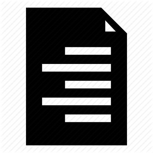 Alignment, Paper, Right Align, Template, Text Icon