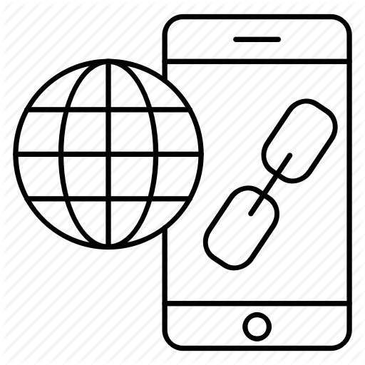 Browser, Link, Mobile, Phone, Url Icon