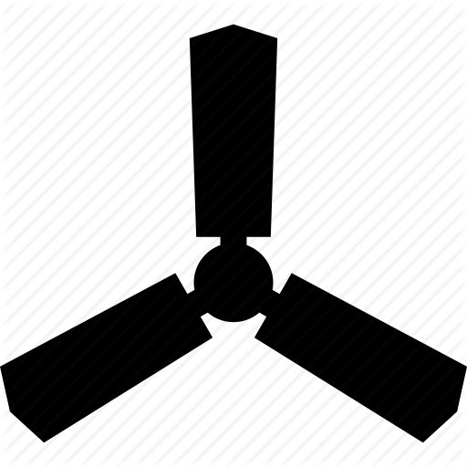 Ceiling, Fan, Modern, Old Icon