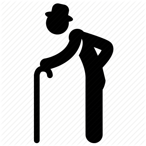 Elderly, Man, Old Icon