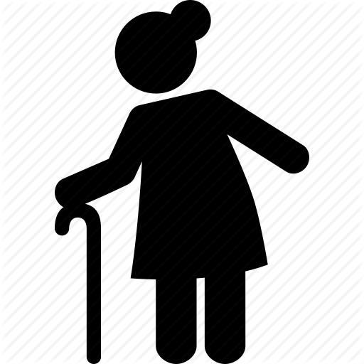 Female, Grandma, Grandmother, Lady, Old, Woman Icon