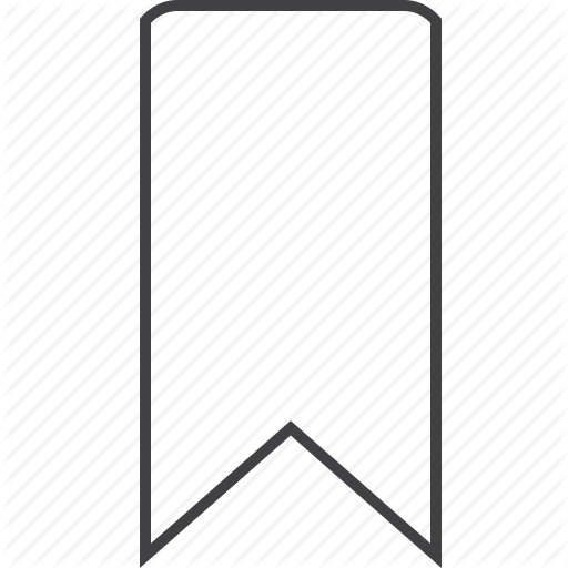 Bookmark, Ribbon Icon