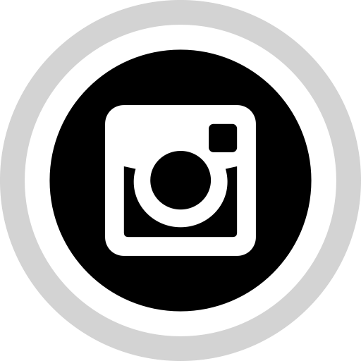 Social Media Instagram Glyph Icon