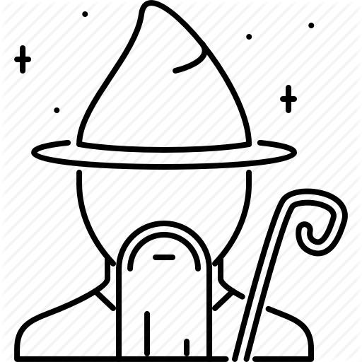 Fantasy, Halloween, Legend, Magic, Staff, Story, Wizard Icon