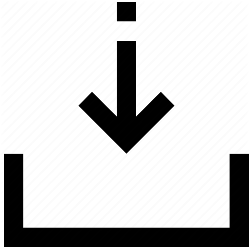Arrow, Down, Download, Export, Import, Install Icon