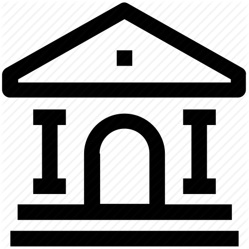 Building, Court, Court Building, Courthouse, Institute Icon