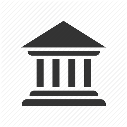 Bank, Banking, Building, Court, Courthouse, Finance, Institution Icon