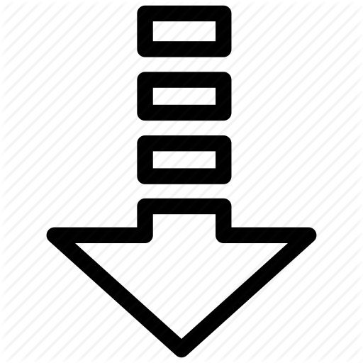 Arrow, Bottom, Down, Download, Downloader, Instruction Icon