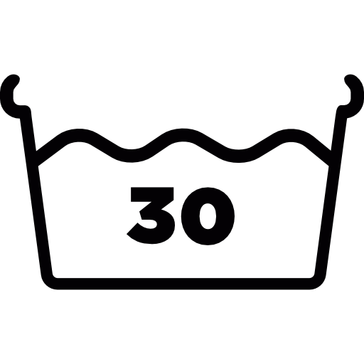 Laundry Instructions Symbol To Use Degrees Water Icons Free