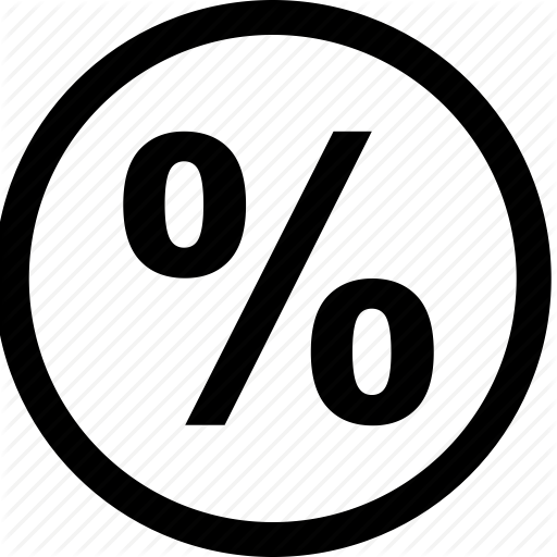 Interest, Rate, Sale, Savings Icon