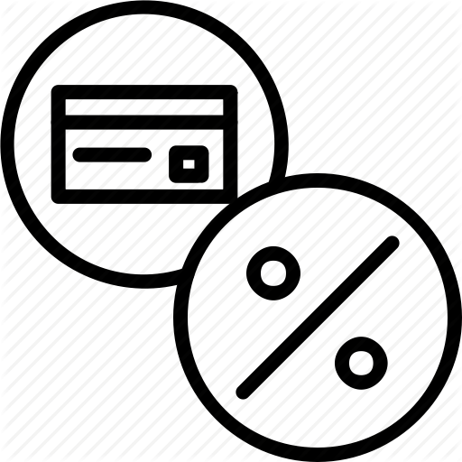 Banking, Card, Credit, Debit, Discount, Interest, Rate Icon