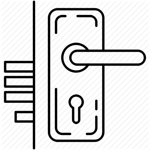 Door, Handle, Interior Design, Knob, Lock Icon