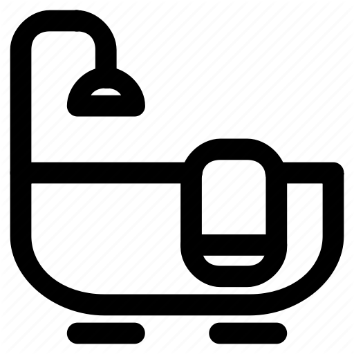 Bathtub, Furniture, Interior Icon