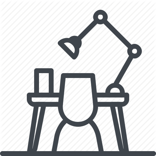 Chair, Interior, Table, Workplace Icon