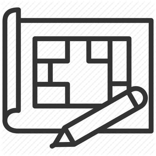 Architecture, Art, Blueprint, Construction, Design, Interior Icon