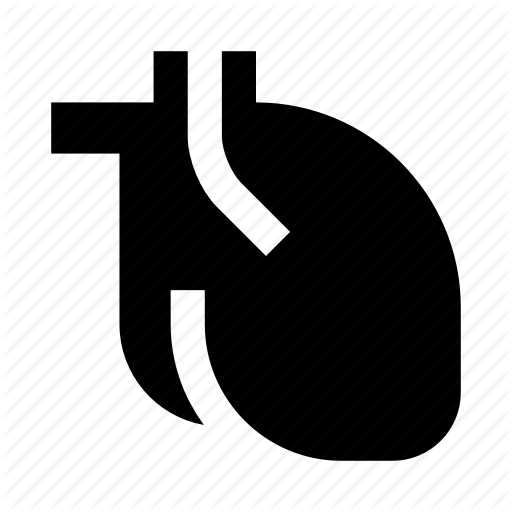 Anatomy, Health, Heart, Internal, Medicine, Organ Icon