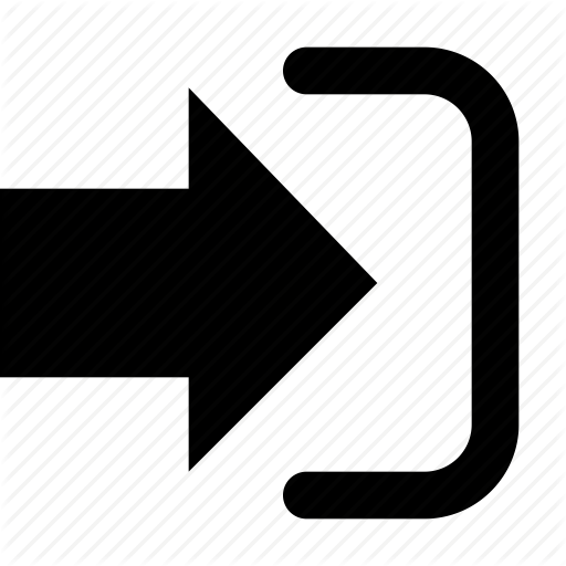 Arrow, In, Inside, Internal, Reach Icon