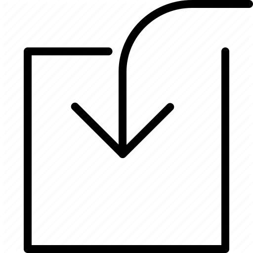 Arrow, Inner, Inside, Interior, Internal, Link Icon