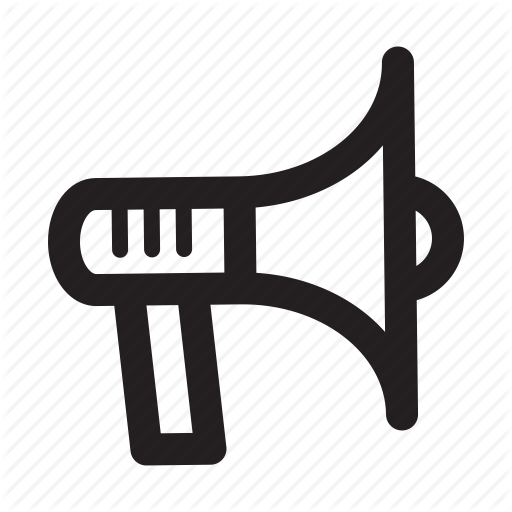 Bullhorn, Internet Marketing, Megaphone, Viral Marketing Icon