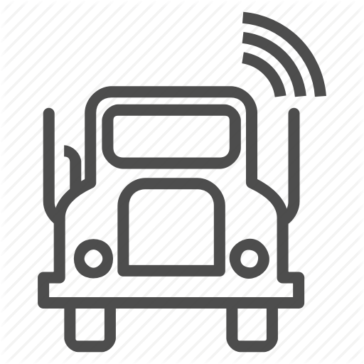 Internet Of Things, Iot, Truck, Wifi Icon