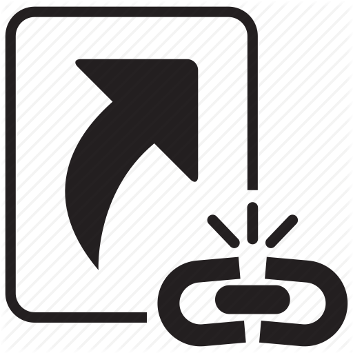 Break, Broken, File, Link, Shortcut Icon