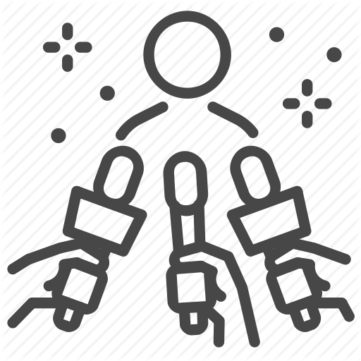 Interview, Media, News, Press, Report Icon