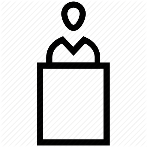 Businessman, Idea, Introduction, Presentation, Speech Icon