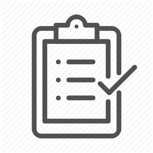 Check, Clipboard, File, Inventory, Outline Icon