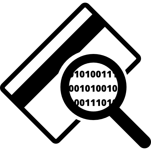 Credit Card Investigation Symbol Icons Free Download