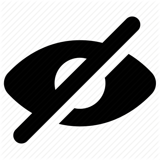 Hidden, Hide, Invisible Icon