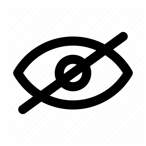 Blind, Hidden, Hide, Invisible Icon