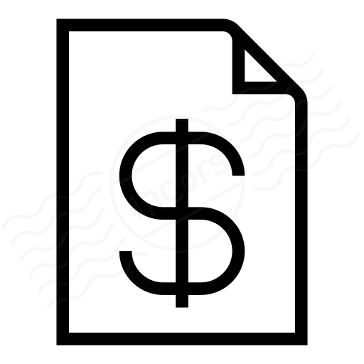 Iconexperience I Collection Invoice Dollar Icon